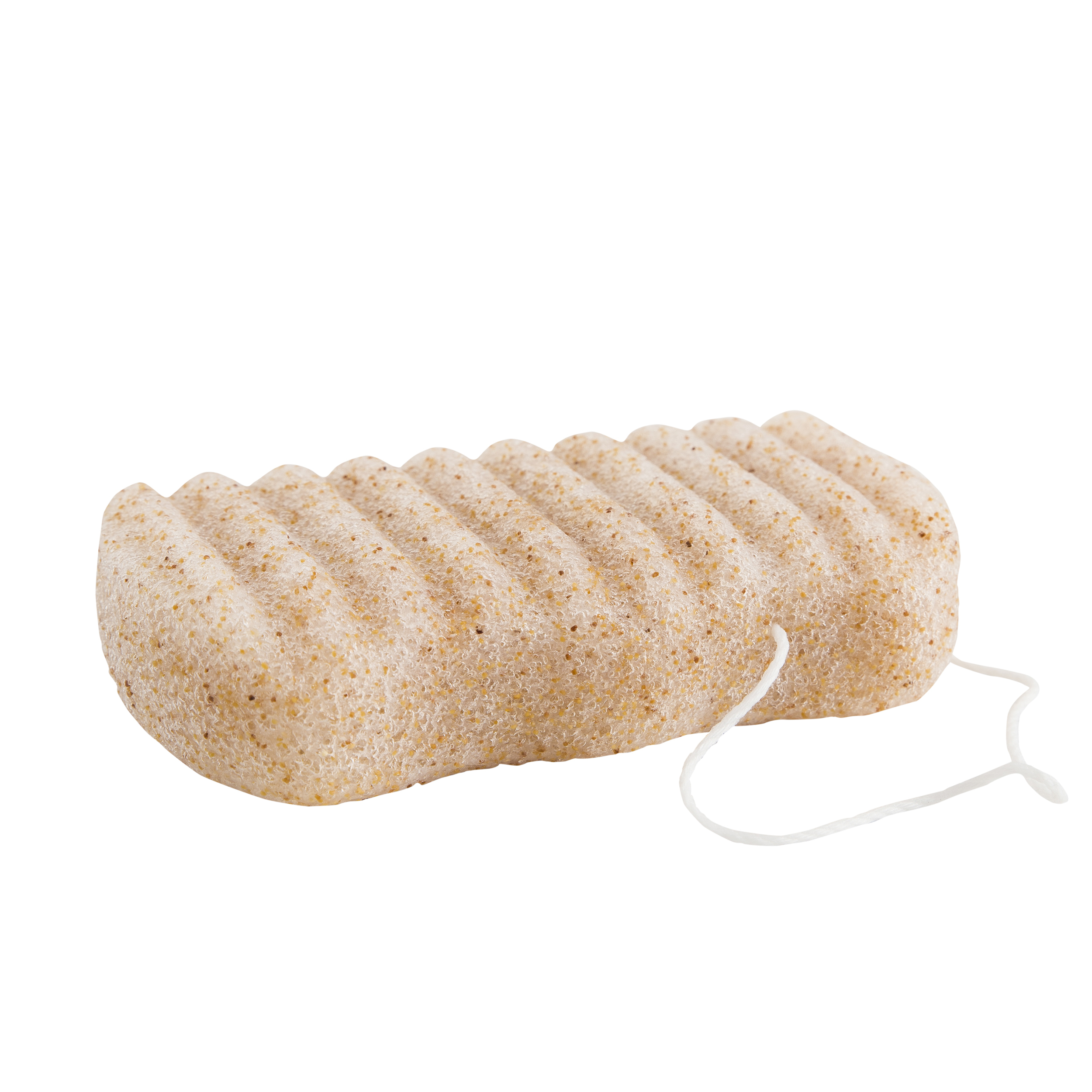 Organic Konjac Svamp Body - Valnøttskall/Pure - Bilde 2