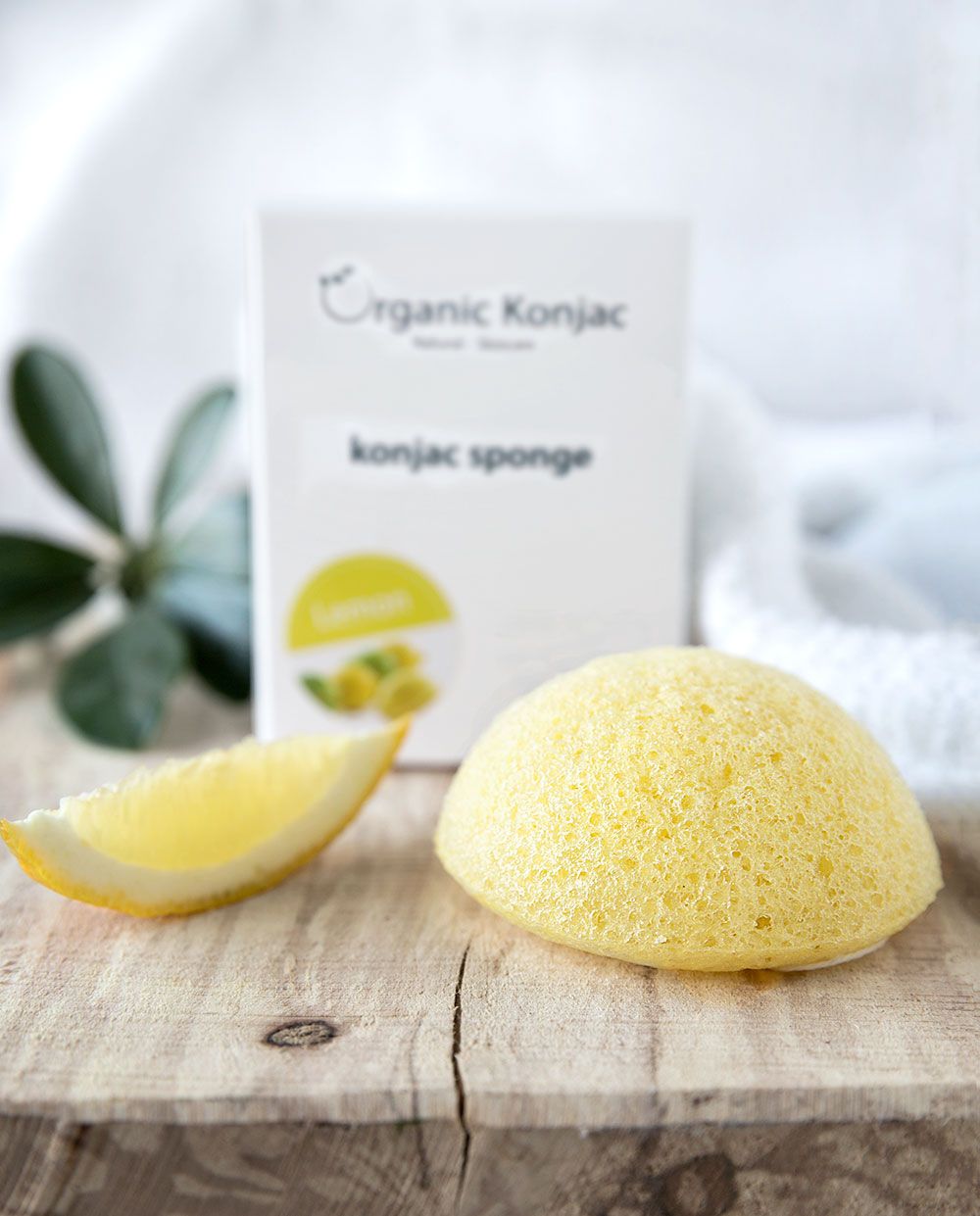 Organic Konjac Svamp Lemon - Mot pigmentforandringer